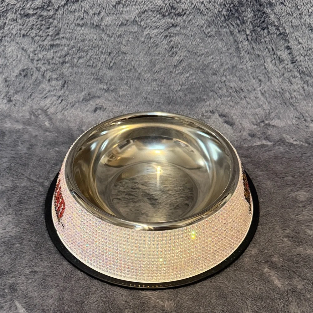 University of Maryland bling dog or cat bowl New